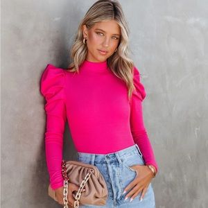 Puff Sleeve Bodysuit from VICI